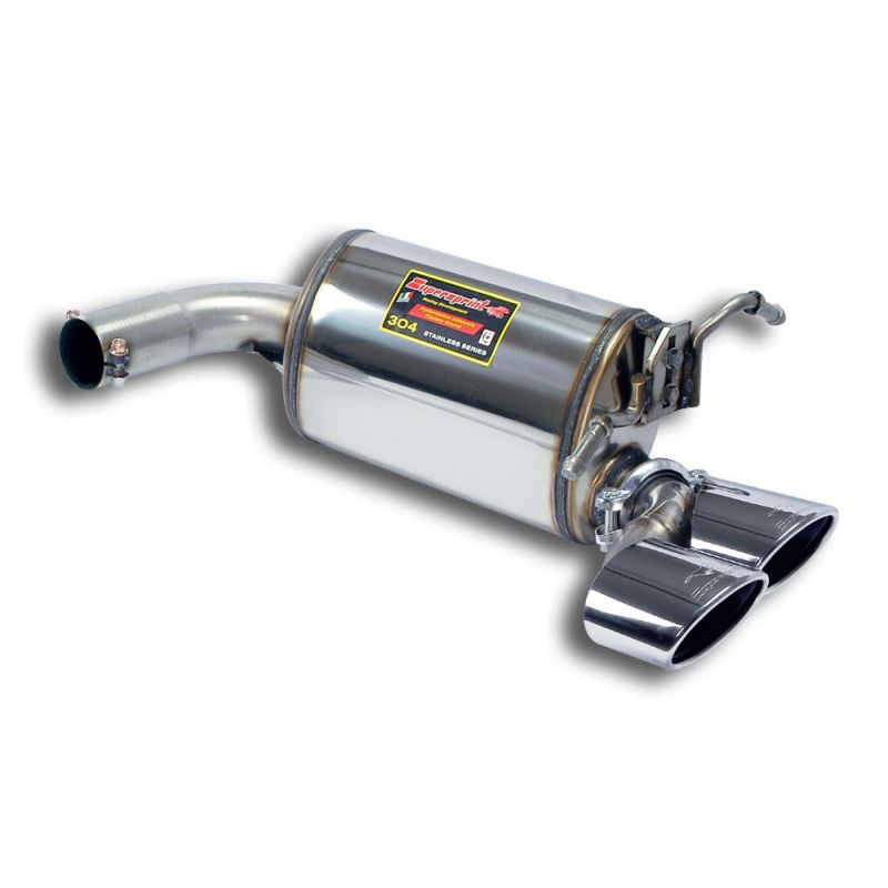 Supersprint Endschalldämpfer Rechts -Racing- 120x80 für Mercedes W207 MERCEDES A207 E 2009 - 2013 (2009–2014)