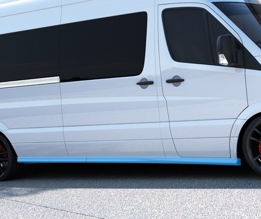 Maxton Design Seitenschweller MERCEDES SPRINTER 2013 - UP für Mercedes-Benz Sprinter Mk2 Facelift