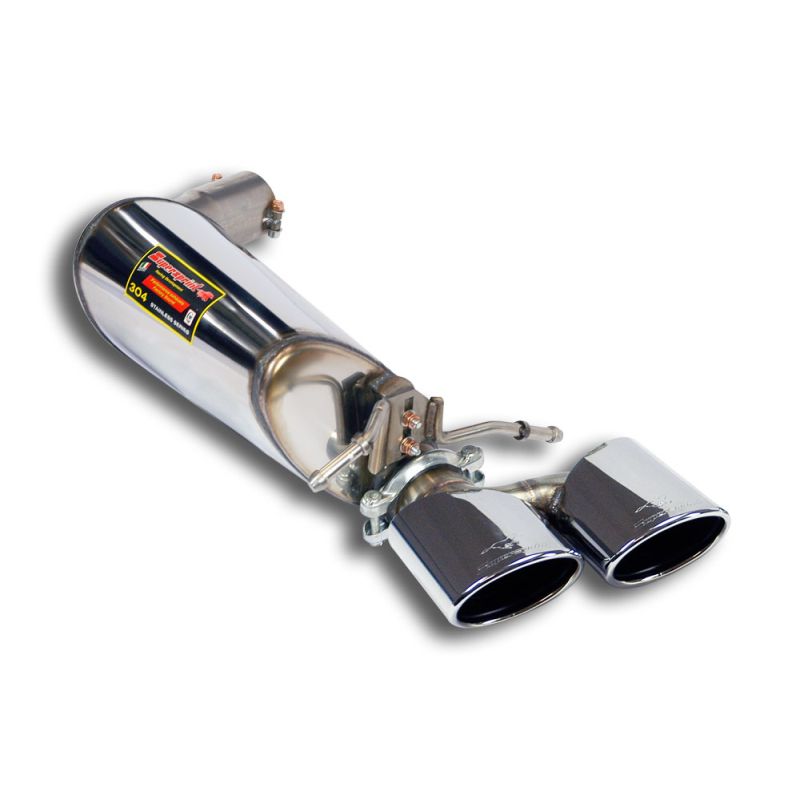 Supersprint Endschalldämpfer Links 120x80(AMG style) für Mercedes W207 MERCEDES A207 E (Cabrio) 2009 -> 2013 (2009–2014) | ABE - eintragungsfrei