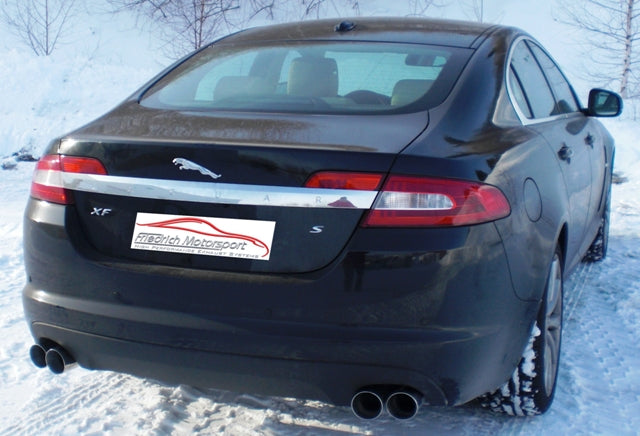 Friedrich Motorsport 70mm Duplex Sportendschalldämpfer für Jaguar XF (ab Bj. 2008)