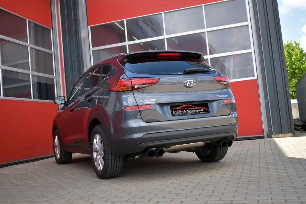 Friedrich Motorsport 70mm Duplex Sportendschalldämpfer für Hyundai Tucson (TLE) (ab Bj. 07/2018)