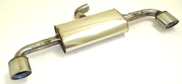 Friedrich Motorsport 70mm Duplex Sportendschalldämpfer für Audi TT 8J Quattro (Bj. 2006-2010)