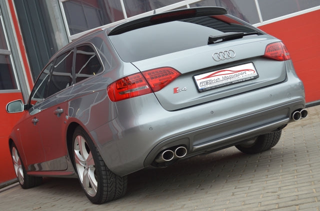 Friedrich Motorsport 70mm Duplex Sportendschalldämpfer für Audi S4 B8 Quattro (ab Bj. 10/2008)