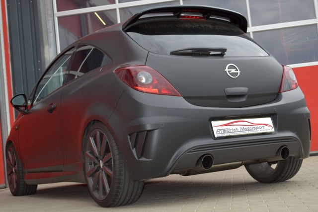 Friedrich Motorsport 70mm Duplex-Sportendschalldämpfer für passend für Original OPC Nürburgring Edition Heck (ab Bj. 2007 - 1)