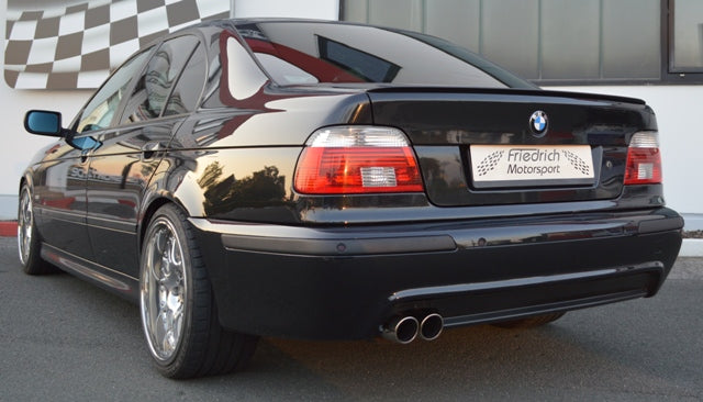 Friedrich Motorsport 70mm Sportendschalldämpfer für BMW E39 Limousine (Bj. 96-2003)