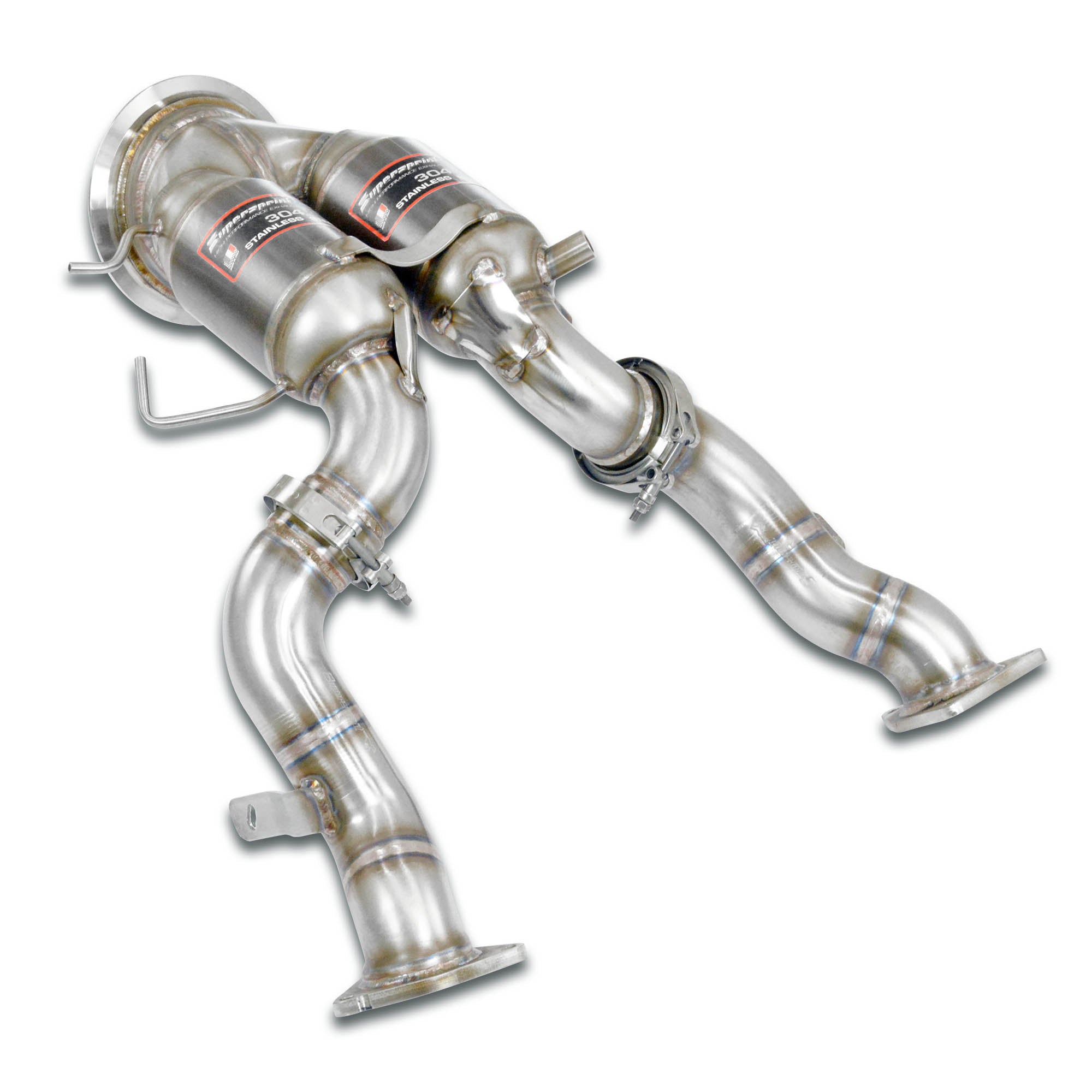 Supersprint Downpipe mit Metalkatalysator Rechts - Links(Left / Right Hand Drive) für Porsche MACAN (Facelift 2019 ->) (2019)