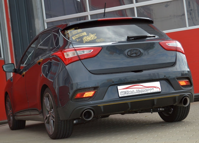 Friedrich Motorsport 70mm Duplexanlage für Hyundai i30 GDH+Coupe (ab Bj. 04/2015)
