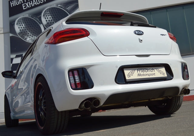 Friedrich Motorsport 70mm Duplexanlage für KIA Cee´d & Pro Cee´d GT (JD) (ab Bj. 05/2013)