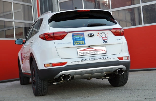 Friedrich Motorsport 70mm Duplex-Anlage für KIA Sportage (QL) (Bj. 2016-07/2018)