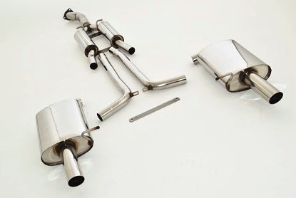 Friedrich Motorsport 70mm Duplexanlage für Audi A4 B7 (8EC/8ED/8H) Quattro (Bj. 11/2004-2008)