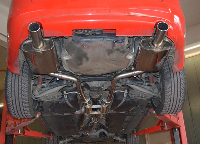 Friedrich Motorsport 70mm Duplexanlage für Audi A4 B7 (8EC/8ED/8H) Quattro (Bj. 11/2004-2008)