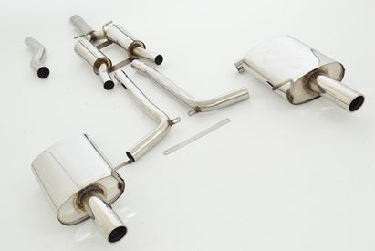 Friedrich Motorsport 70mm Duplexanlage für Audi A4 B7 (8EC/8ED/8H) Quattro (Bj. 11/2004-2008)