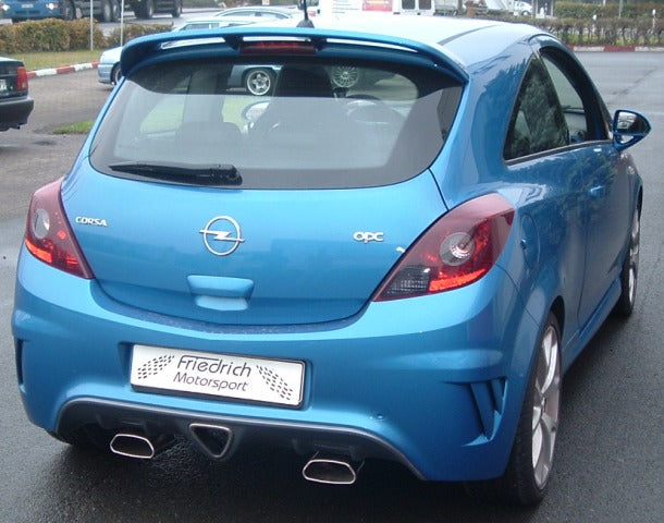 Friedrich Motorsport 70mm Duplexanlage für Opel Corsa D (ab Bj. 2007)
