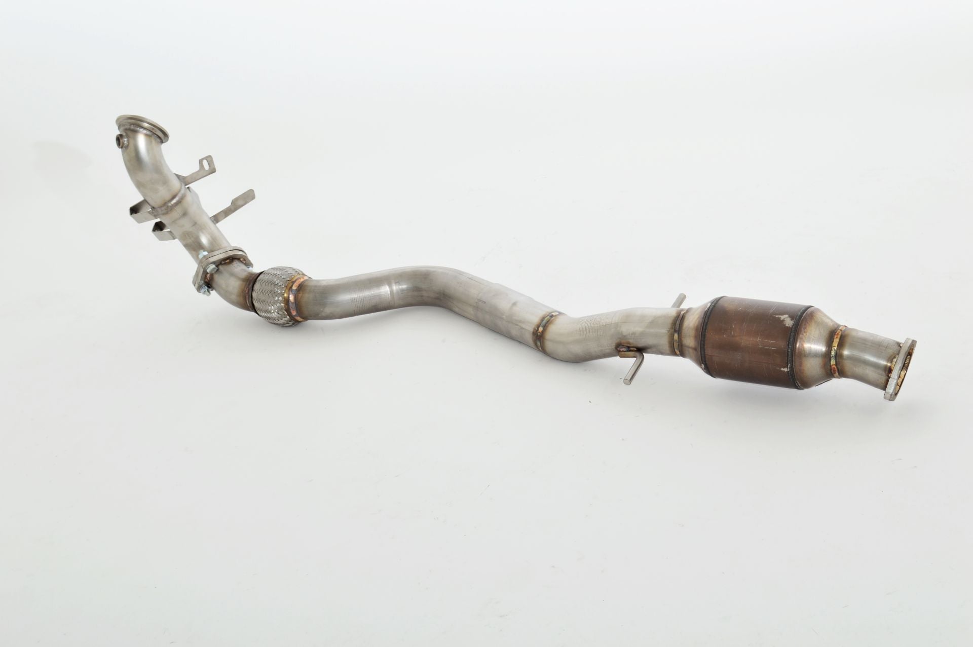 Friedrich Motorsport 70mm Downpipe mit Sport-Kat. für ersetzt den Vor- und Hauptkat., mit 200 Zellensport-Kat. (ab Bj. 2011 - 1)