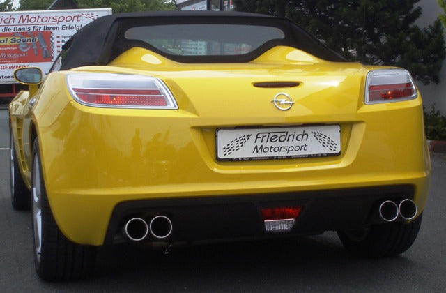 Friedrich Motorsport 70mm Duplexanlage für Opel GT (ab Bj. 2007)