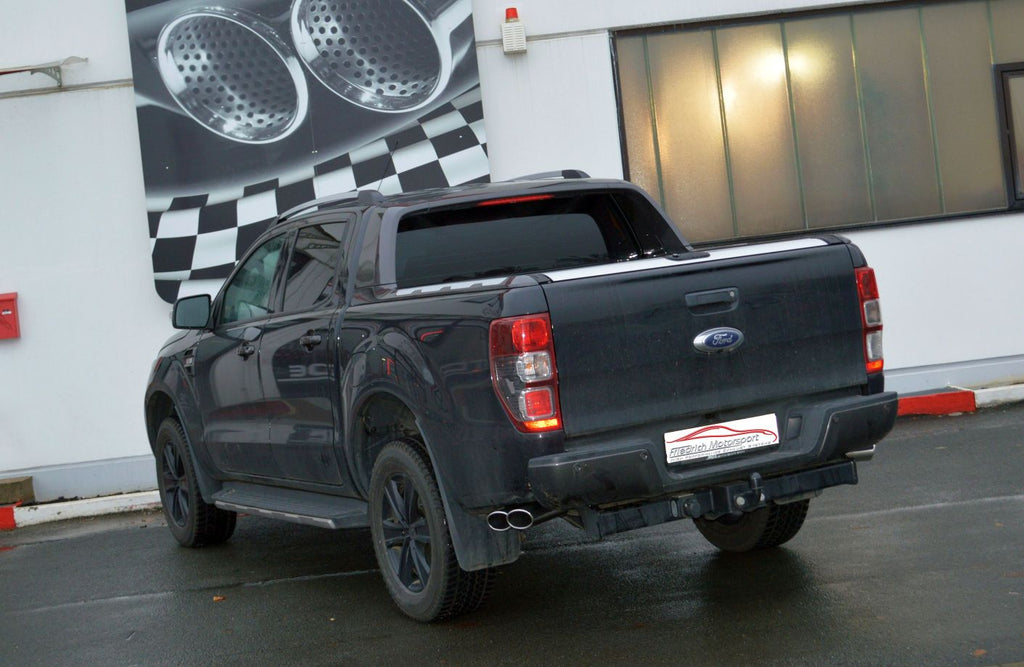 Friedrich Motorsport 70mm Sidepipe Duplexanlage für Ford Ranger 2AB (Bj. 2012-2015)