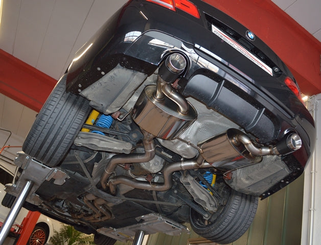 Friedrich Motorsport Ø 2x70mm Duplex-Anlage mit 200 Zellen Sport-Kats. für BMW E92/E93 (ab Bj. 2006)