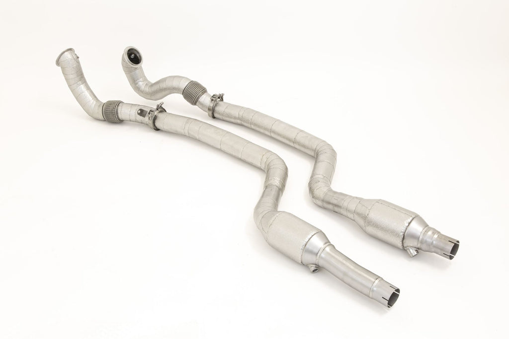 Friedrich Motorsport 2x70mm Downpipe mit 200 Zellen Sport-Kat. für BMW 3er E90/E91/E92/E93 (Bj. 09/2006-02/2010)