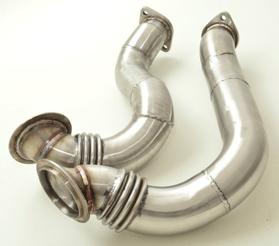 Friedrich Motorsport 2x70mm Downpipe-Satz ohne 200 Zellen Sport-Kat.