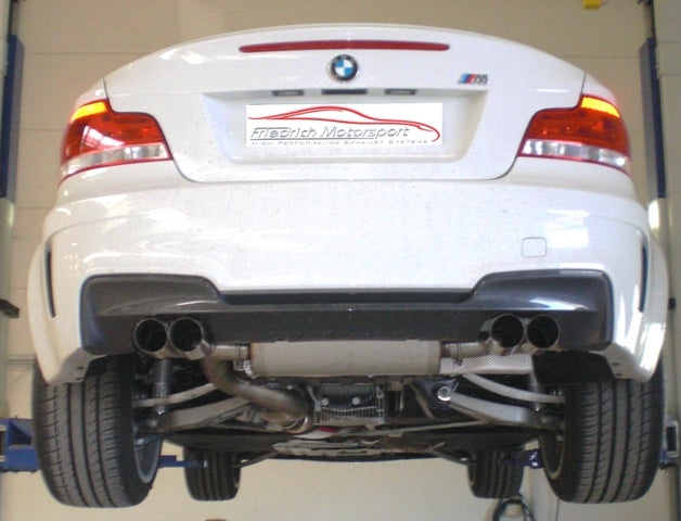 Friedrich Motorsport 2x 63.5mm Duplex-Anlage mit 200 Zellen Sport-Kats. für BMW 1er M-Coupe E82 (ab Bj. 2011)