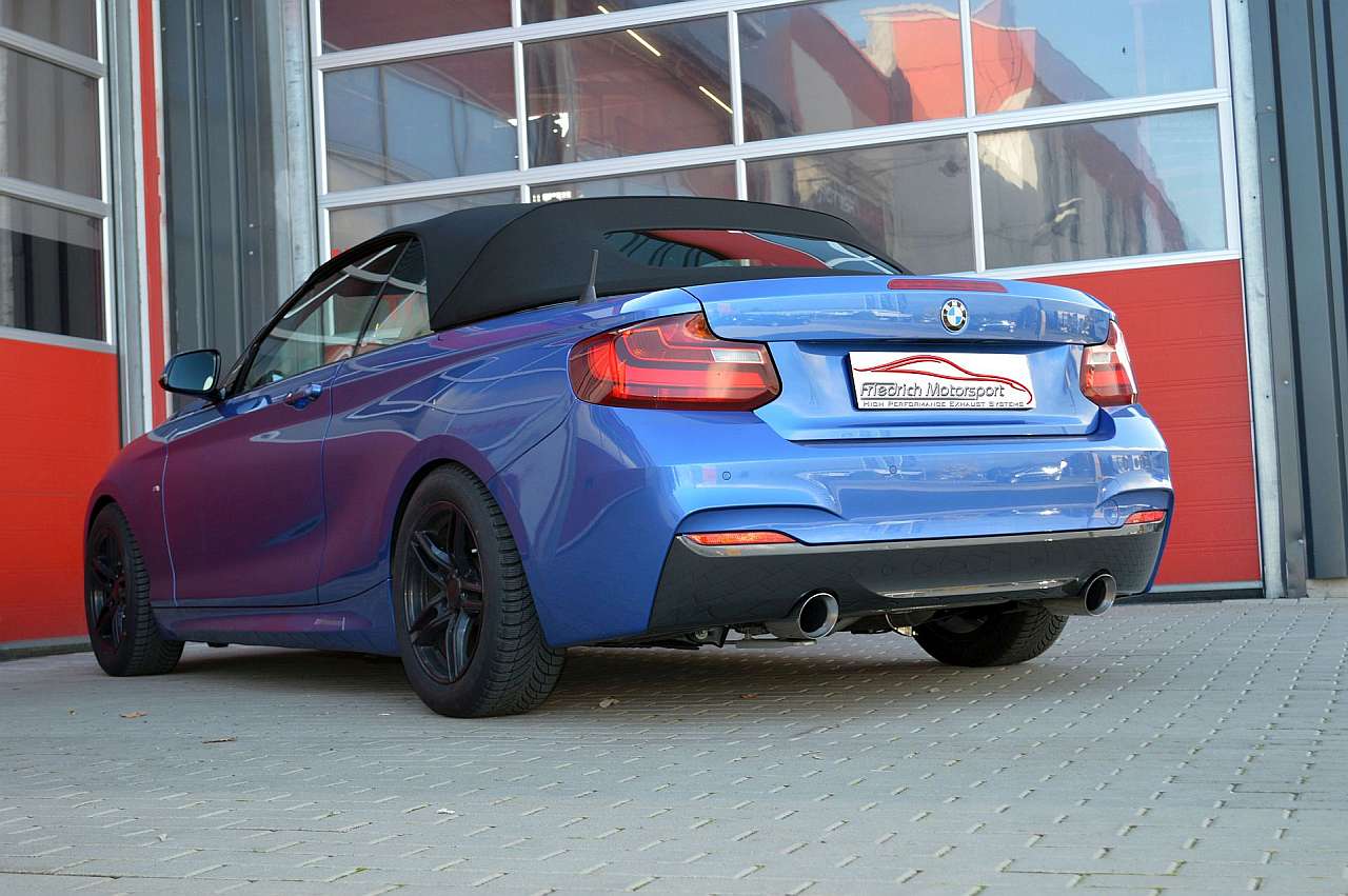 Friedrich Motorsport 70mm Duplex-Anlage für BMW 2er F22/F23 (ab Bj. 03/2015)