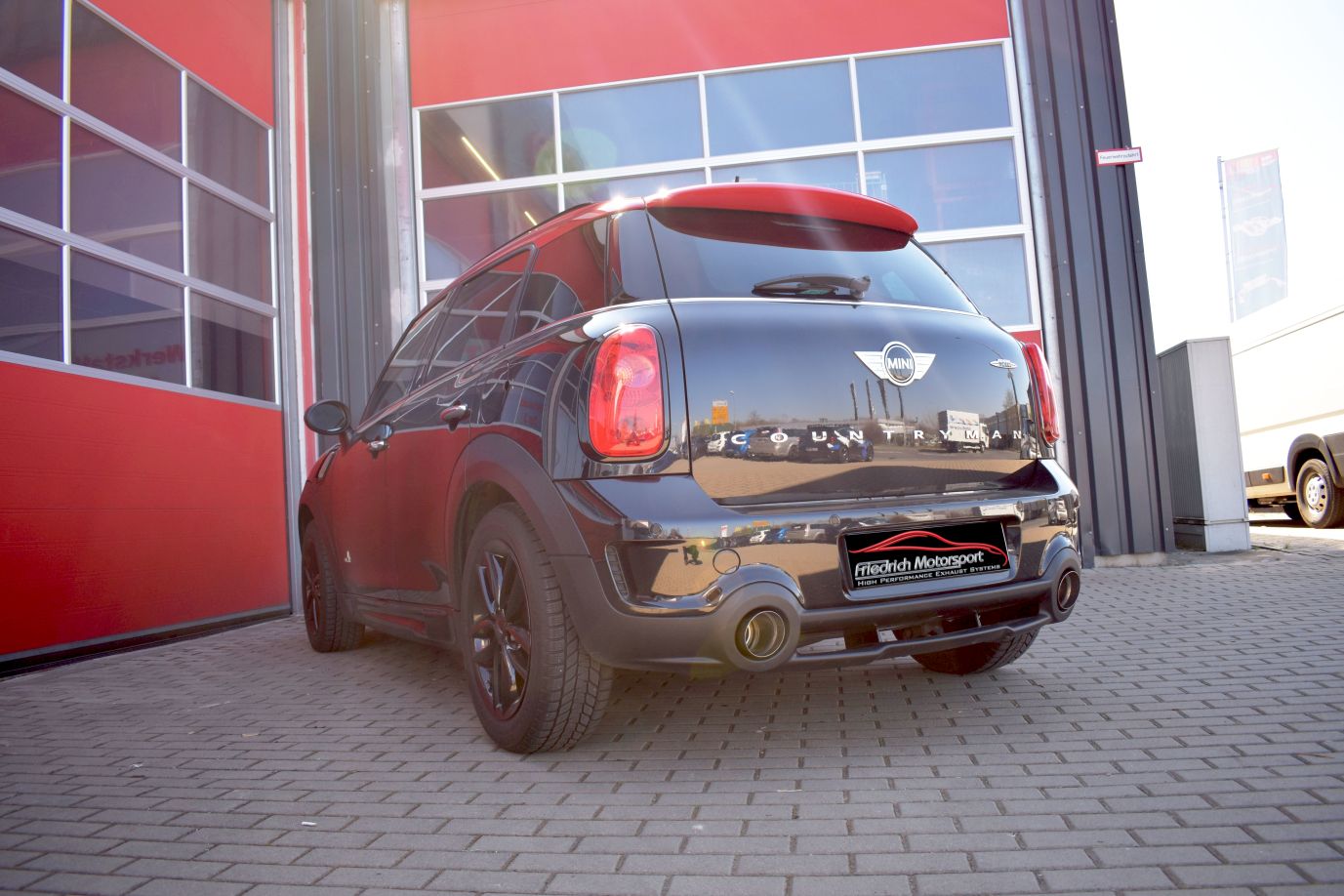 Friedrich Motorsport 70mm Duplex-Anlage für Mini R60 Countryman Cooper S ALL4 inkl. JCW (Bj. 09/2010-02/2017)