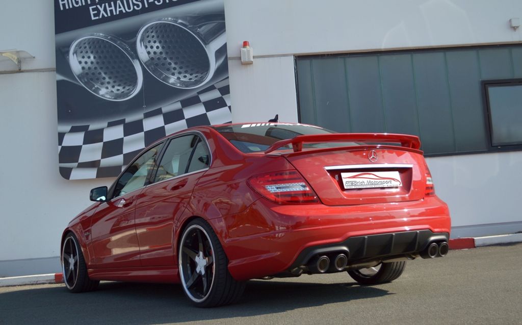 Friedrich Motorsport 2x70mm Duplexanlage für Mercedes W204 C63 AMG (ab Bj. 2007)
