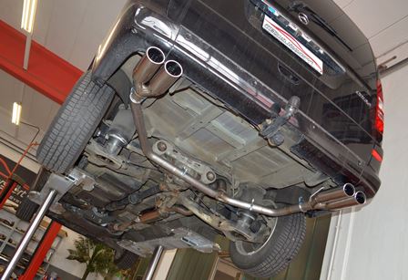 Friedrich Motorsport 70mm Duplex-Anlage für Mercedes V/W639/2 Viano (Bj. 10/2010-2014)