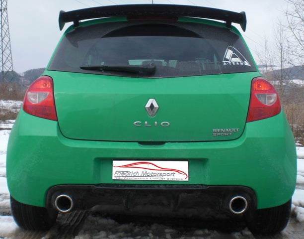 Friedrich Motorsport 70mm Duplexanlage für Renault Clio III RS (Bj. 06/2009-2013)