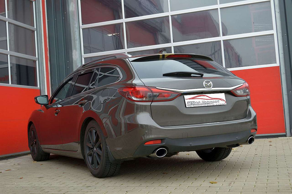Friedrich Motorsport 70mm Duplex-Anlage für Mazda 6 (GJ/GH) Kombi (Bj. 08/2012-06/2018)