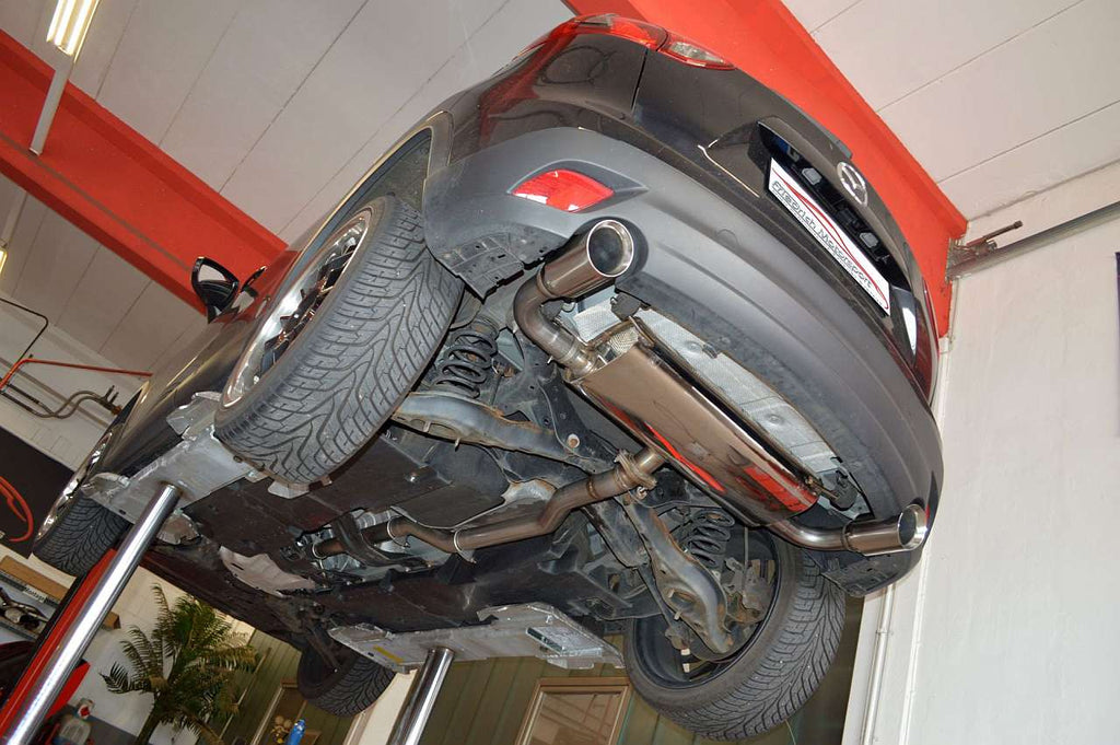 Friedrich Motorsport 70mm Duplex-Anlage für Mazda CX-5 (KE) Frontantrieb (Bj. 08/2011-03/2017)