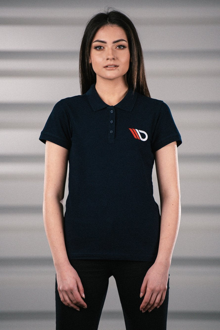 Maxton Design Womens Navy Blue Polo shirt
