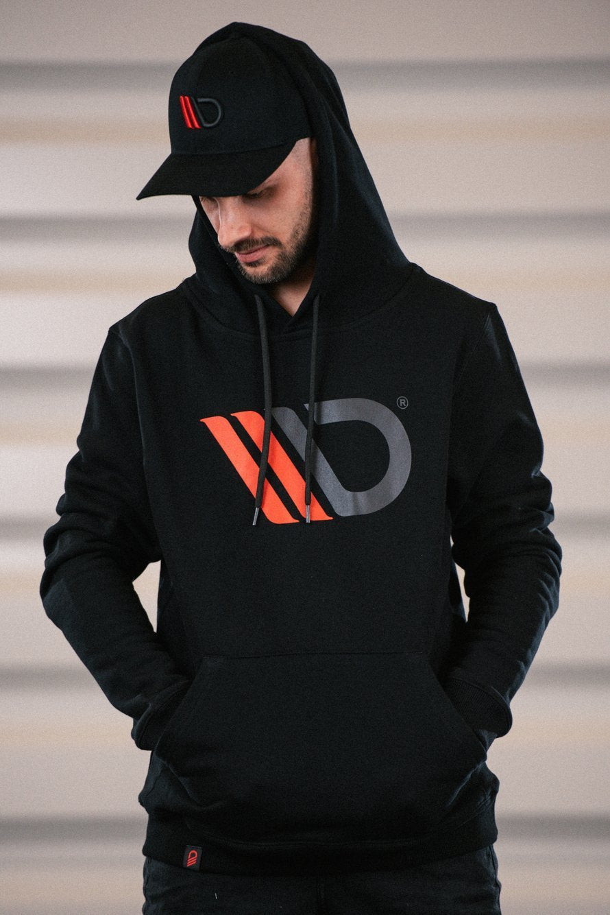 Maxton Design Mens Black hoodie