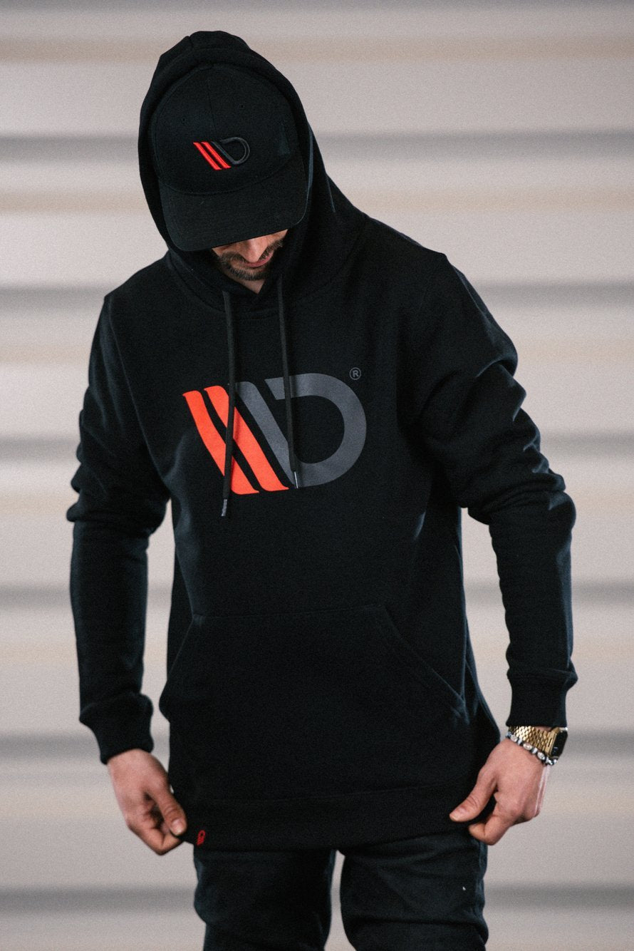 Maxton Design Mens Black hoodie