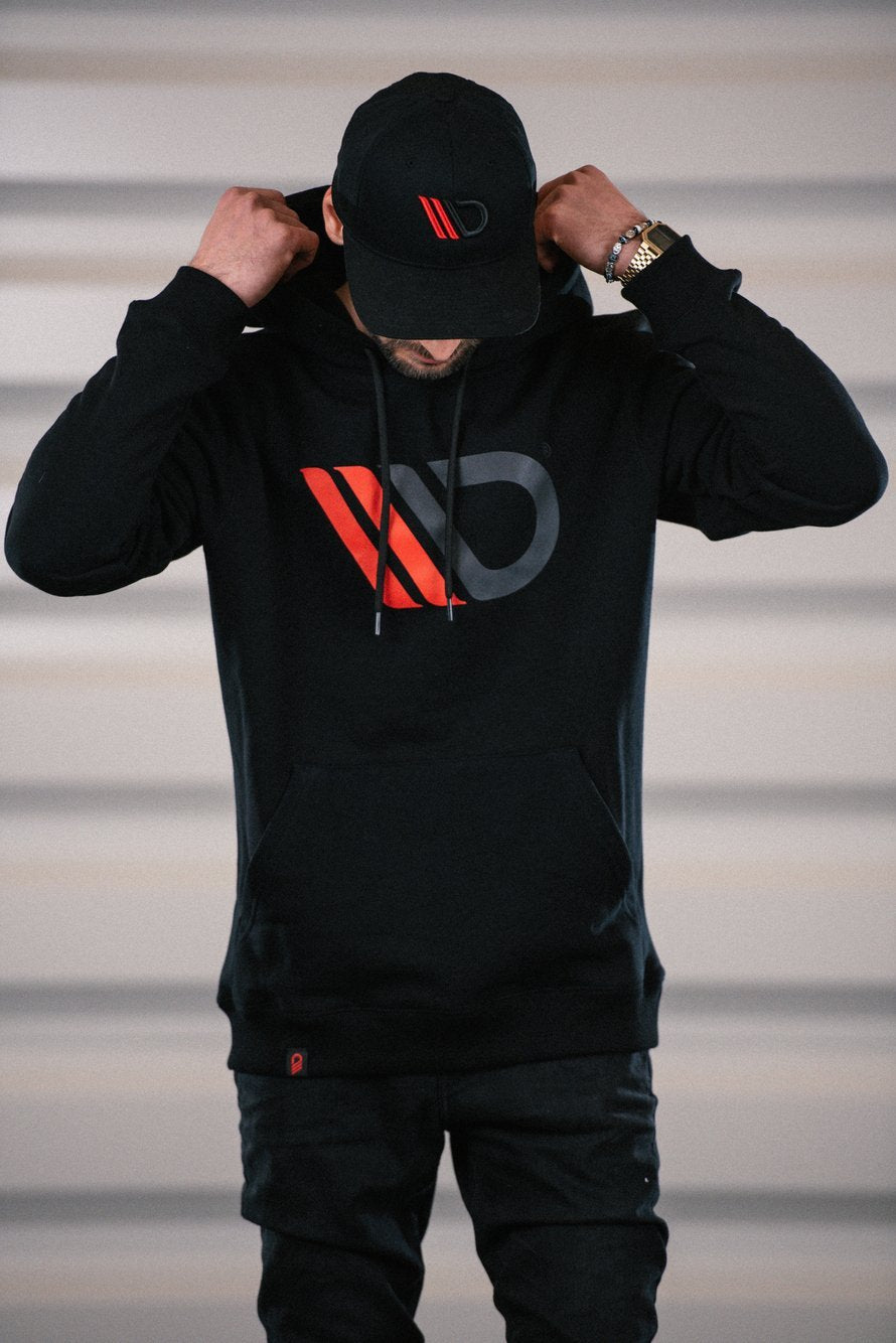 Maxton Design Mens Black hoodie