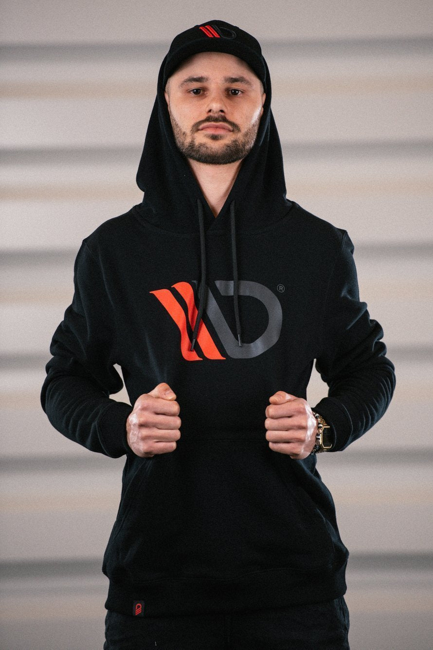 Maxton Design Mens Black hoodie