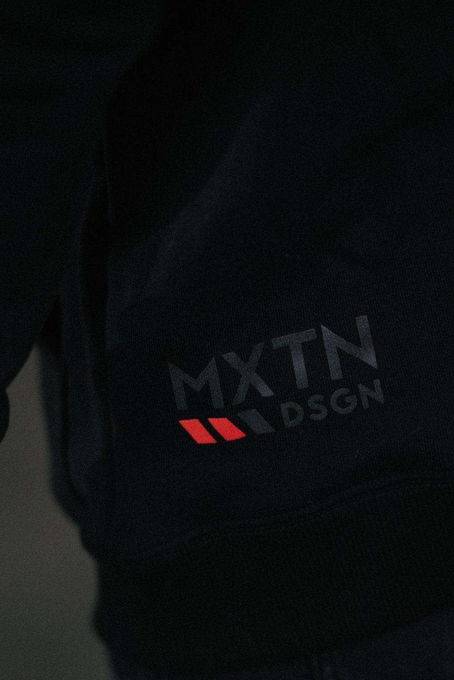 Maxton Design Mens Black hoodie