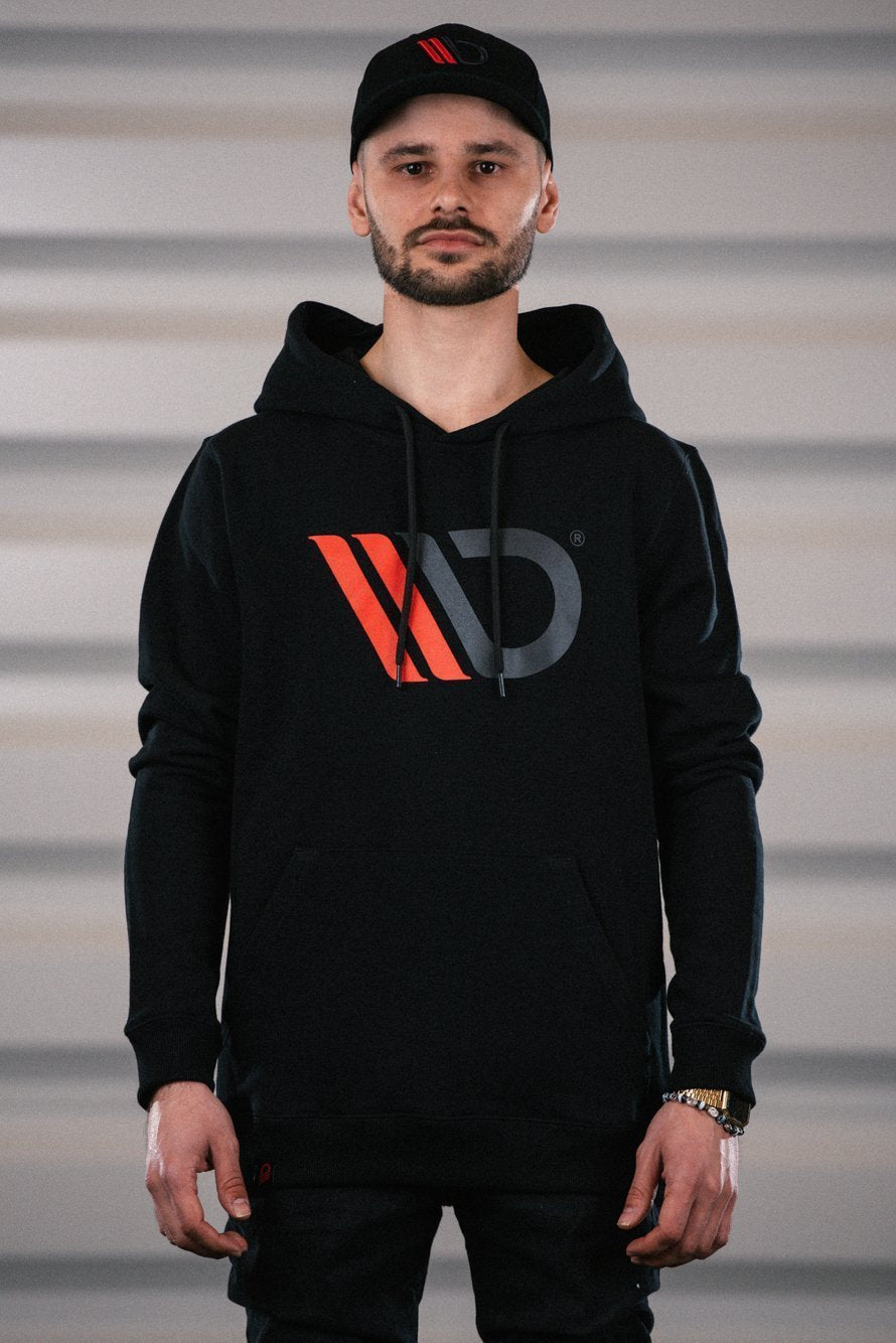Maxton Design Mens Black hoodie