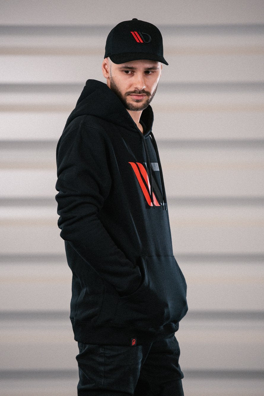 Maxton Design Mens Black hoodie