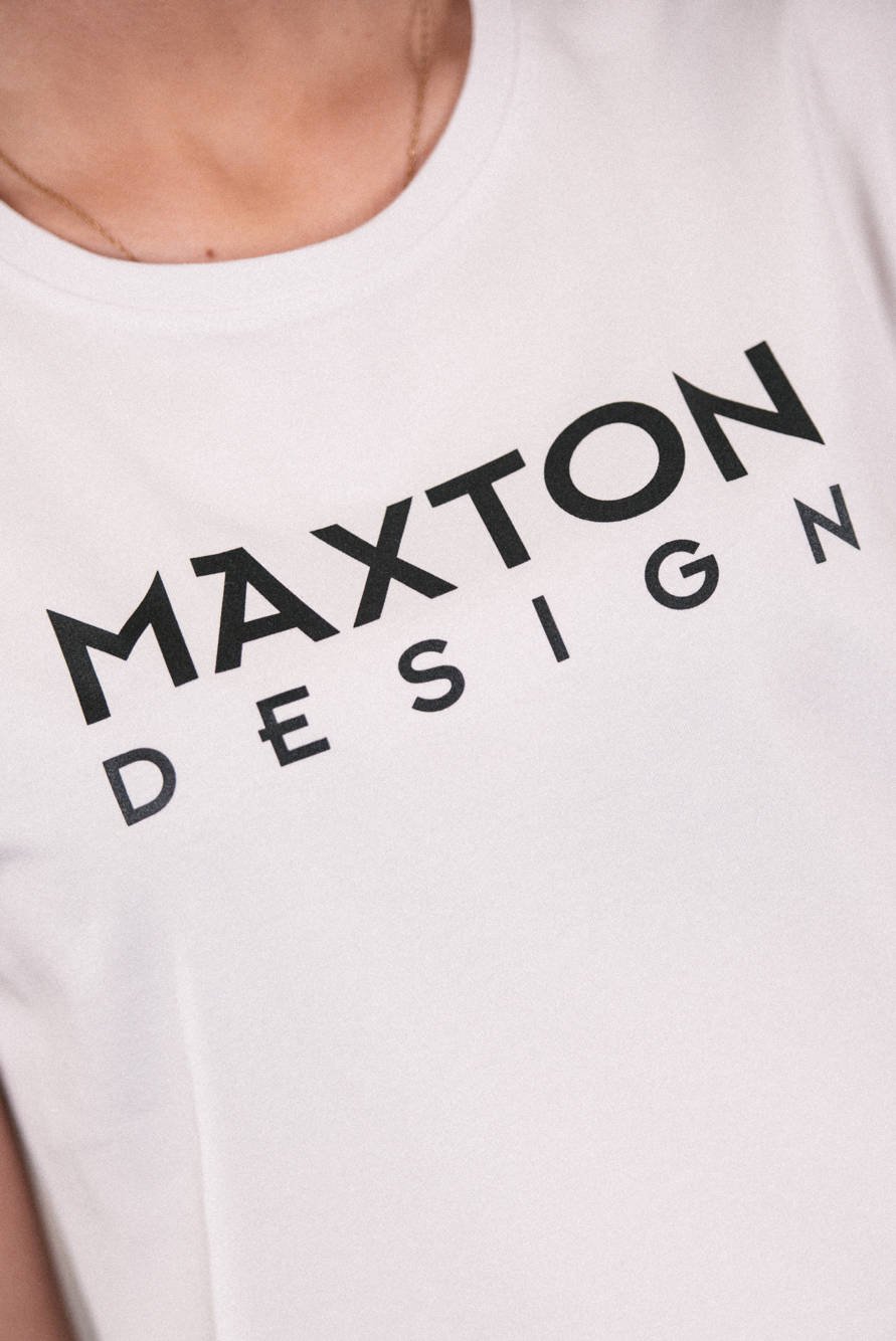 Maxton Design Womens White T-shirt