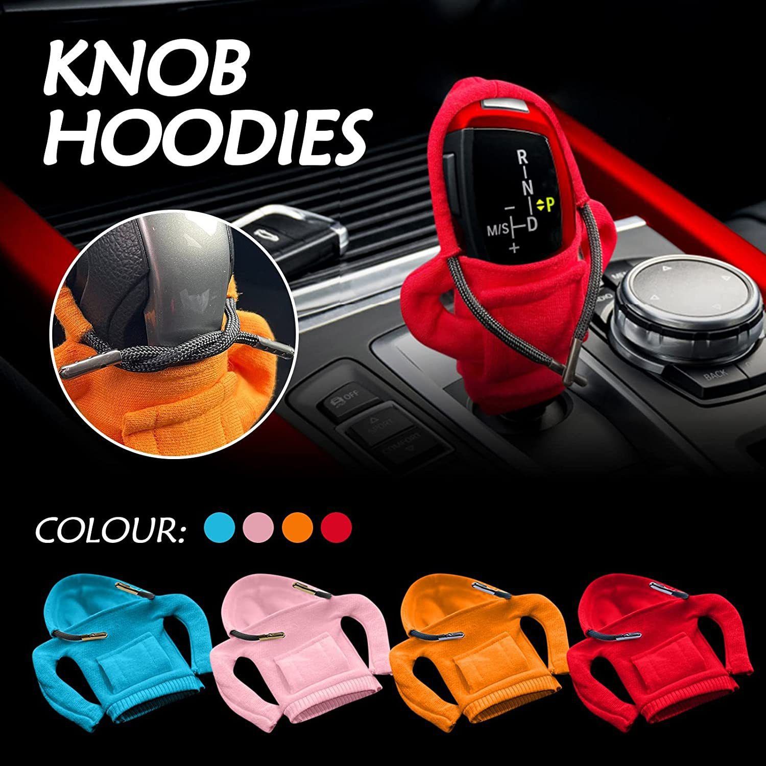Schaltknauf Hoodie Cover – Schalthebelabdeckung für Schalt- und Automatikgetriebe