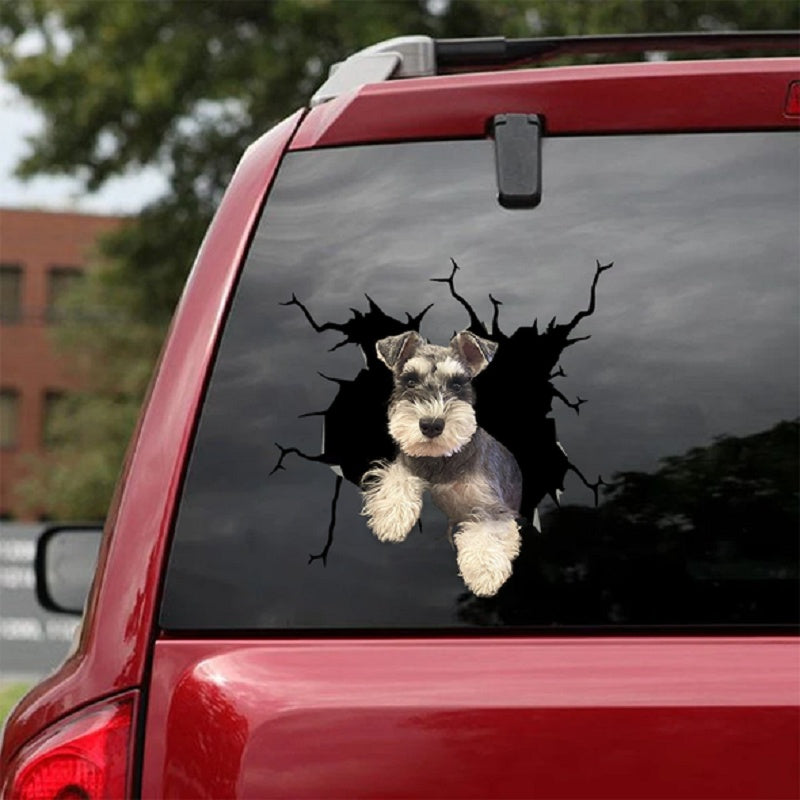 Hunde Motiv Elektrostatischer Fensteraufkleber Auto – Verschiedene Welpen Designs