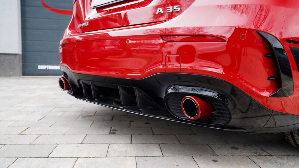 Friedrich Motorsport 90mm Carbon-Endrohre zum Verschrauben für Mercedes W177 A-Klasse (ab Bj. 12/2018)