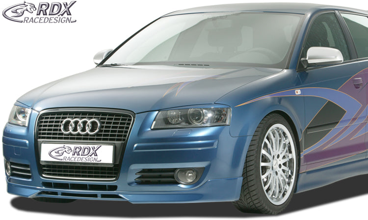 RDX Frontspoiler für AUDI A3 8P (2006 bis 2008) & A3 8P Sportback (-2008) Frontlippe Front Ansatz Spoilerlippe