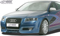 RDX Frontspoiler für AUDI A3 8P (2006 bis 2008) & A3 8P Sportback (-2008) Frontlippe Front Ansatz Spoilerlippe