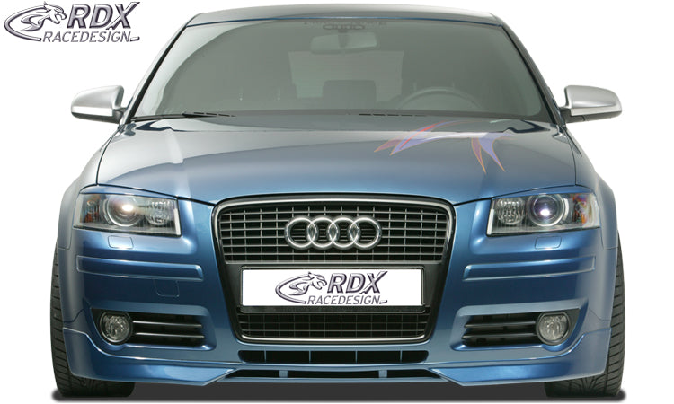 RDX Frontspoiler für AUDI A3 8P (2006 bis 2008) & A3 8P Sportback (-2008) Frontlippe Front Ansatz Spoilerlippe