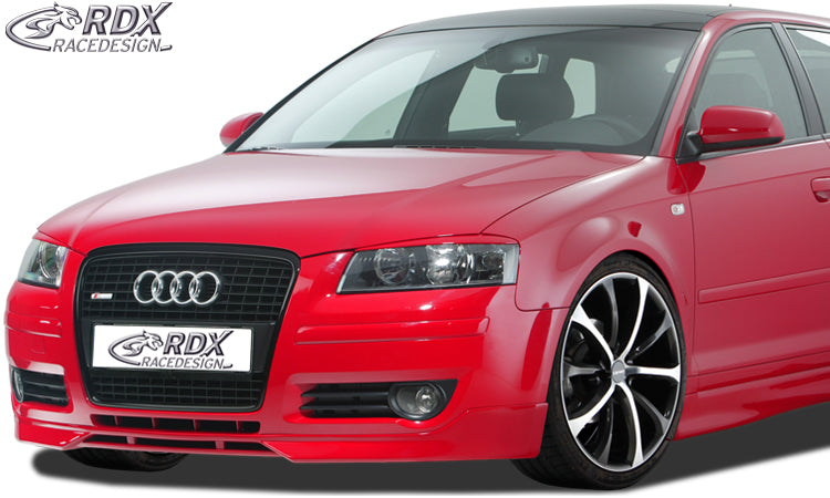 RDX Frontspoiler für AUDI A3 8P (2006 bis 2008) & A3 8P Sportback (-2008) Frontlippe Front Ansatz Spoilerlippe