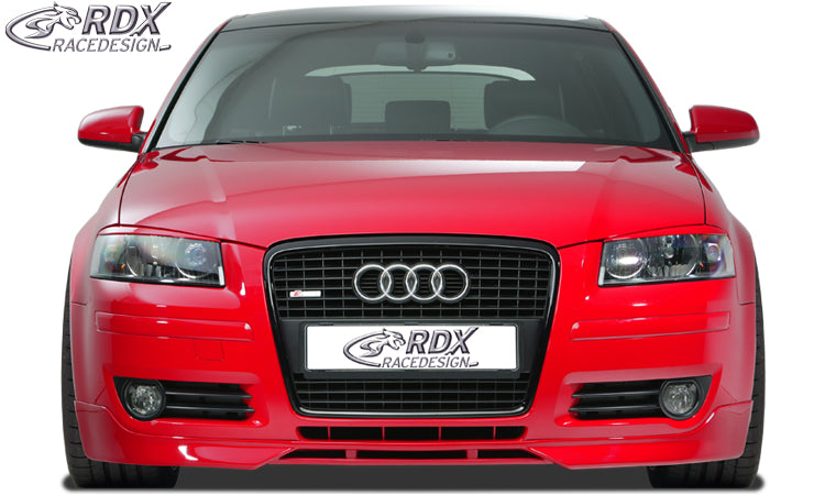 RDX Frontspoiler für AUDI A3 8P (2006 bis 2008) & A3 8P Sportback (-2008) Frontlippe Front Ansatz Spoilerlippe