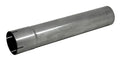Friedrich Motorsport 3.5" 500mm Auspuffrohr mit Muffe aluminierter Stahl