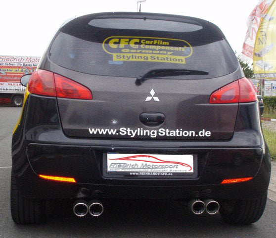 Friedrich Motorsport Duplex Sportendschalldämpfer für Mitsubishi Colt CZ3 Z30 (ab Bj. 2005)